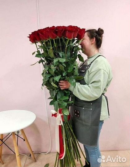 Высокие розы 150 160 170 180 190см доставка Москва