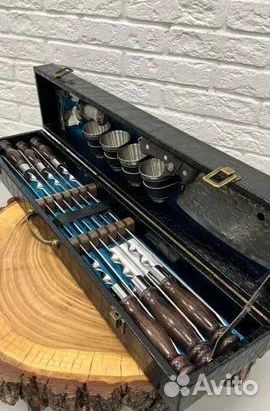 Мужской подарочный набор с шампурами