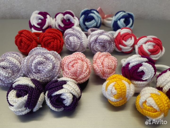 Бантики для волос. Ручная работа