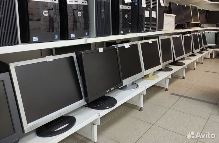 ЖК мониторы Б/У, большой выбор