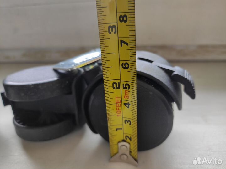 Колёсики мебельные 2 шт Пакетом