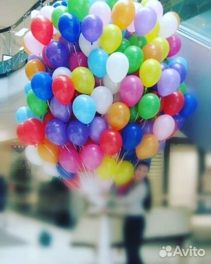 Шары гелиевые, воздушные, свадьба, юбилей