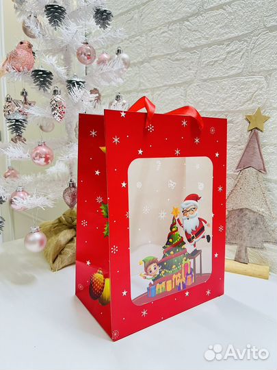 Пакет подарочный новогодний