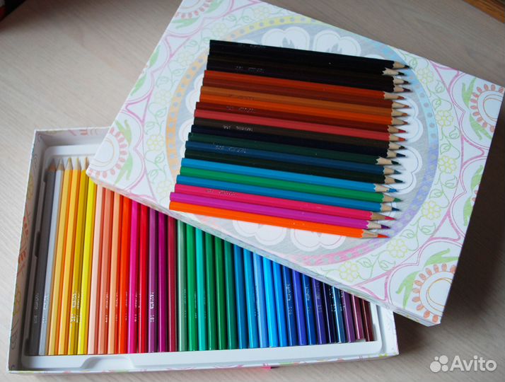 Карандаши цветные набор из 60 штук