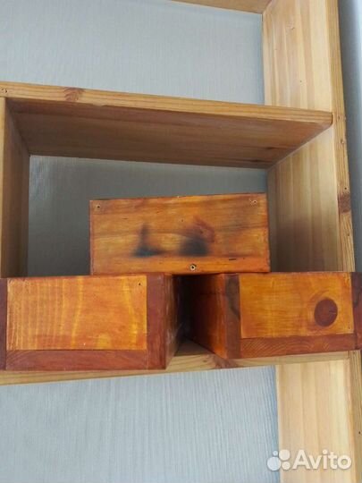 Деревянная коробка/кашпо