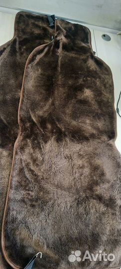 Меховая накидка на сиденье Range Rover