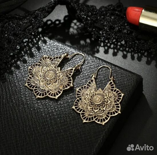 Серьги в стиле бохо