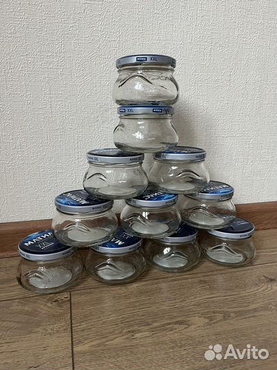 Маленькие стеклянные банки 250 мл