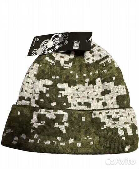 Шапка на флисе утепленная