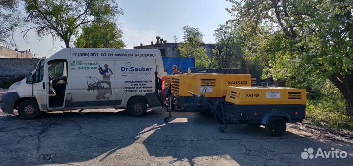 Аренда компрессора дизельного, 5-12 м3, 7-12 бар