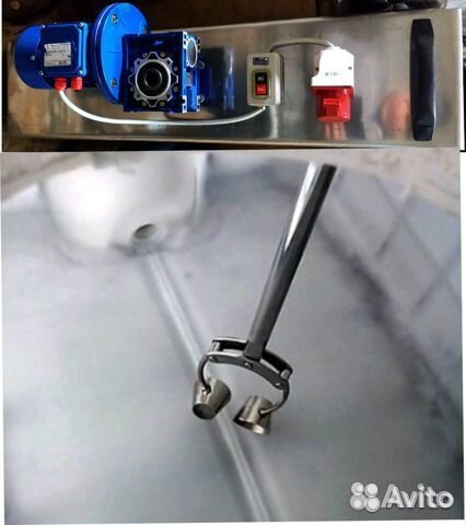 Конусная мешалка для еврокуба 1.5кВт