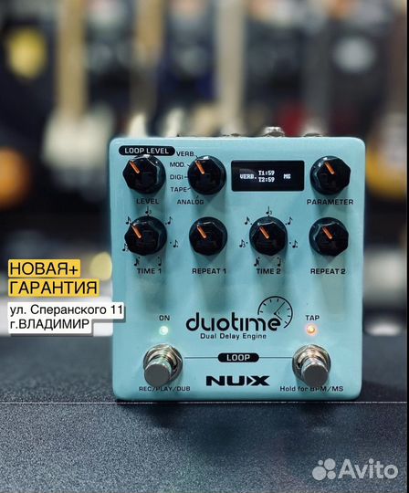 Педаль эффектов delay/looper NUX NDD-6
