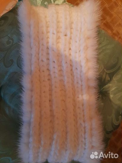 Повязка на голову из меха норка