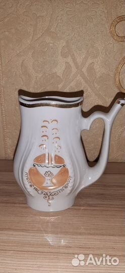 Кружка для минеральной воды Фарфор раритет СССР