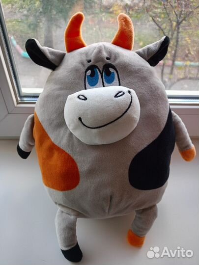 Мягкая игрушка Корова. Мешок для подарка.Новый год