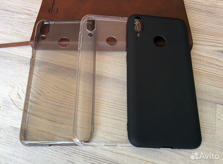 На Honor 8c / Asus max m2 стекло чехол поклейка