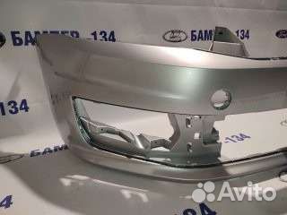 Бампер передний volkswagen polo Серебристый