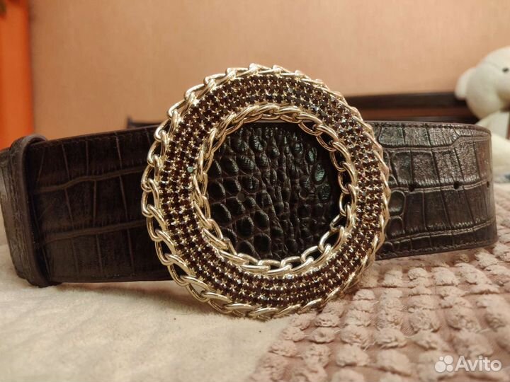 Ремень женский кожаный