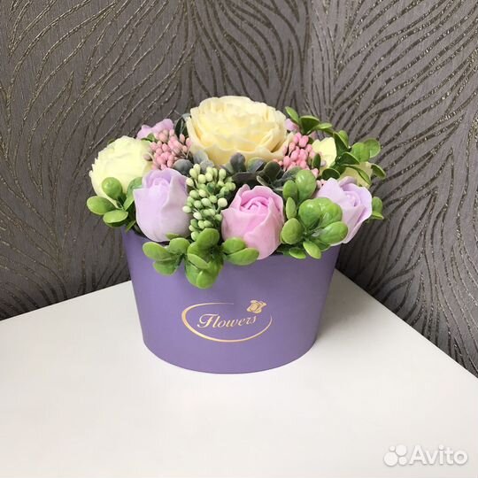 Букет цветов из мыла ручной работы