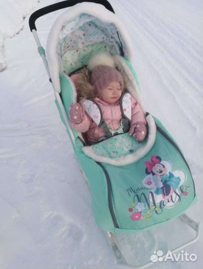 Санки коляска ника