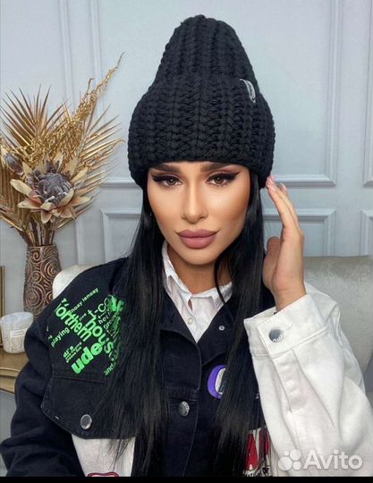 Шапка женская вязаная