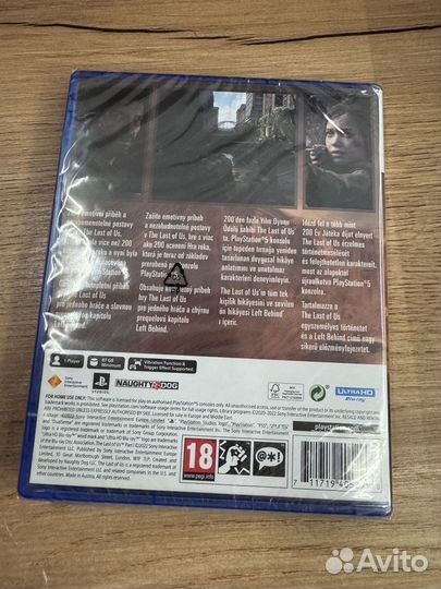 The Last of Us Part I диск для PS5 новый