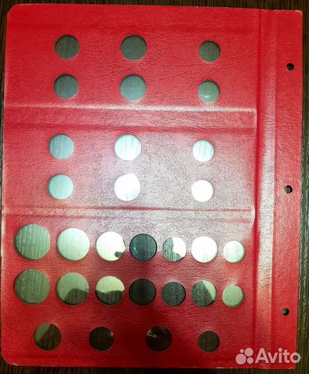 Листы для монет в альбом коллекционеръ