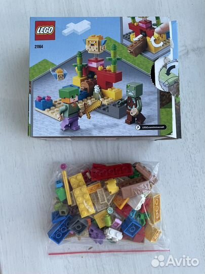 Lego Minecraft 21161, 21164, 21140