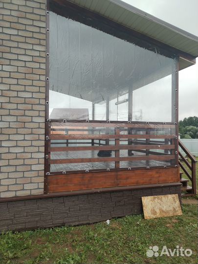 Мягкие окна для беседки