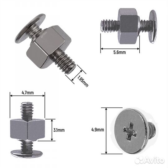 Комплект фиксации M.2 SSD дисков для asus mini-ITX