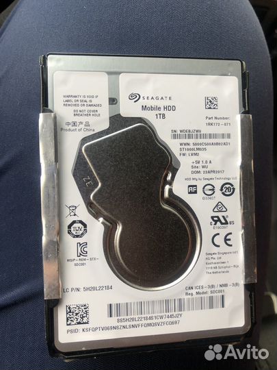 Hdd 1 tb для ноутбука