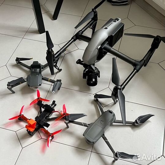 Аэросъемка с квадрокоптера DJI Inspire 2 X7/X5