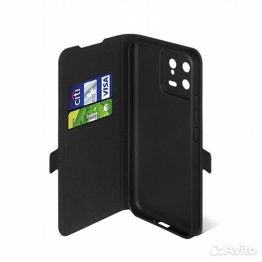 Чехол с флипом для Xiaomi 13 DF (black)