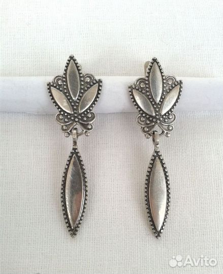 Серьги серебро 925