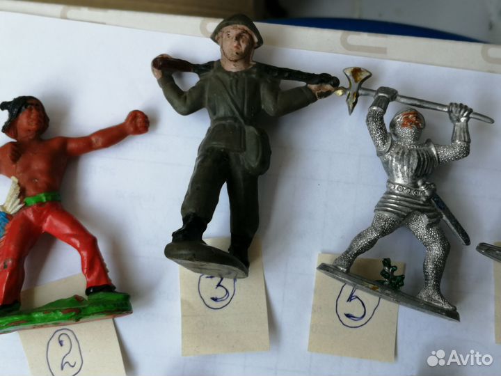 Рыцарь,солдатик,богатырь гдр Германия.4 штуки