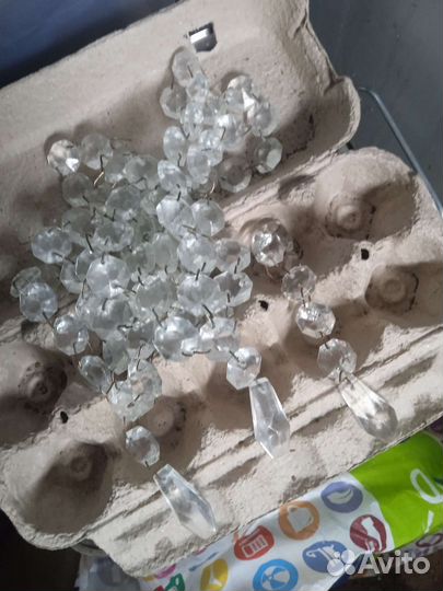 Хрустальные подвески для люстры СССР