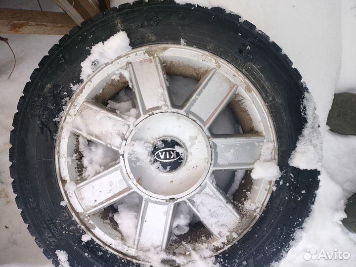 Литье диски r15 4x100 с резиной бу