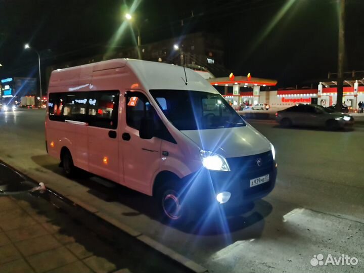 Перевозка пассажиров микроавтобусом