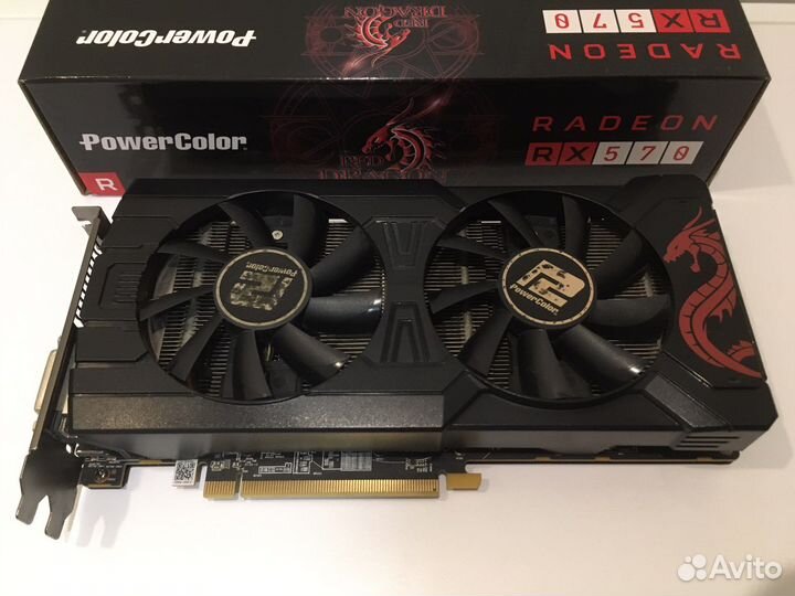 Видеокарта AMD Radeon RX 570 PowerColor