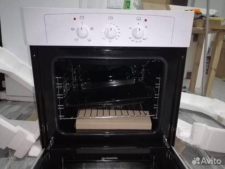 Электрогазовая духовка с вертелем