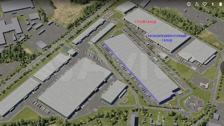 Холодильные и морозильные камеры от 2500м2. Аренда