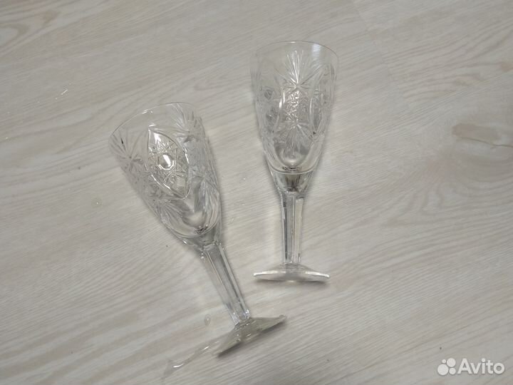 Сервиз фарфоровый кофейный, бокалы