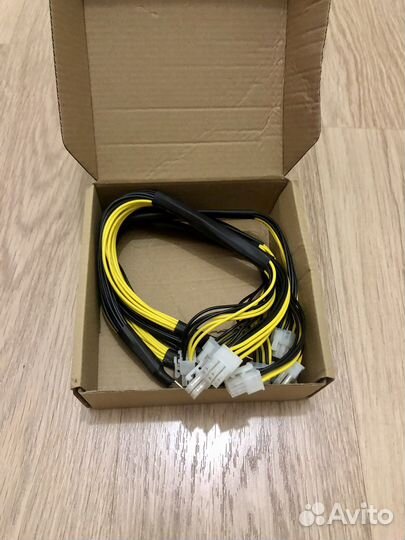 Провод питания pci-e 6pin комплект асик asic
