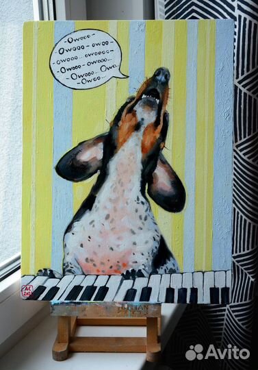 Картина маслом на холсте в детскую комнату арт