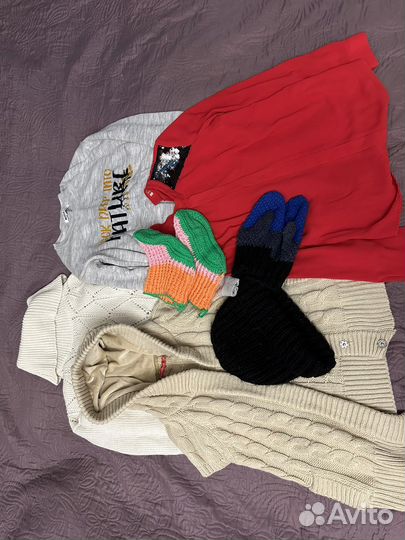 Пакет теплых женских вещей, вещи пакет