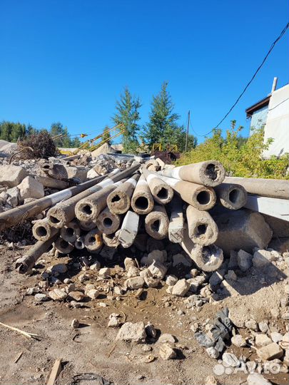 Фундаментные блоки(фбс) столбы освещения б/у