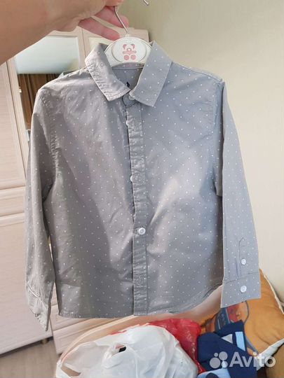 Одежда пакетом примерно на 90 - 100см