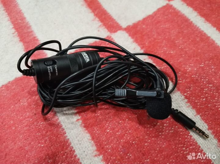 Петличный микрофон проводной boya BY-M1 (6м)