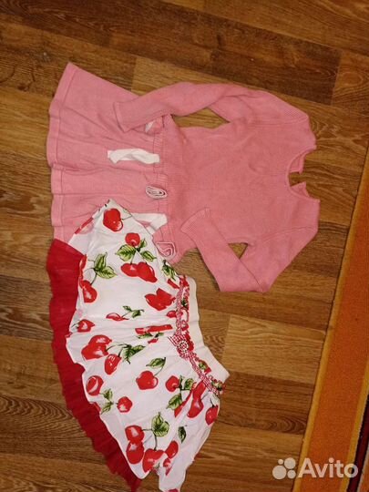 Вещи пакетом на девочку 104 110