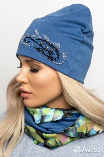 Шапка+снуд